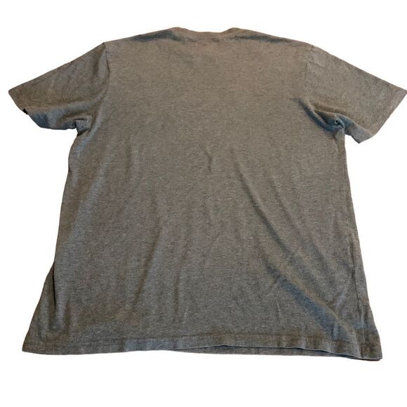 Under Armour Men’s Gray Short Sleeve Logo Heatgear Regular T-Shirt Tee Large - Picture 2 of 6